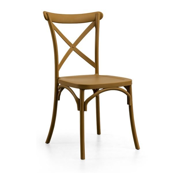 Brown Crossback Chair