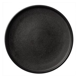 Modern Black 24cm Porcelain Plate