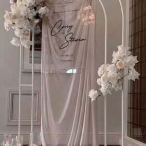 Rent 2D Metal White Arch Half Moon Penang Malaysia