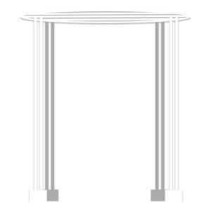 3D Gazebo White