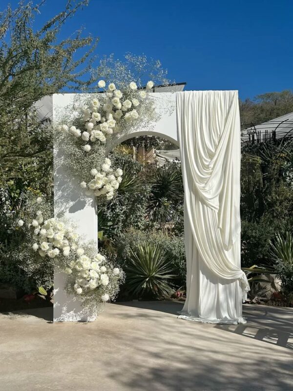 Rent 3D White Arch Penang Malaysia Wedding