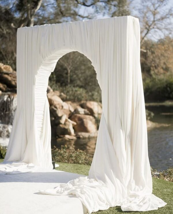 Rent 3D White Arch Penang Malaysia Wedding