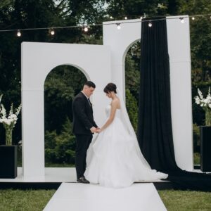 Rent 3D White Arch Penang Malaysia Wedding