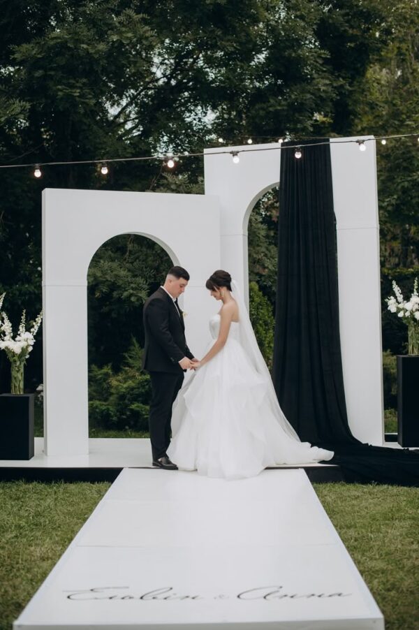 Rent 3D White Arch Penang Malaysia Wedding