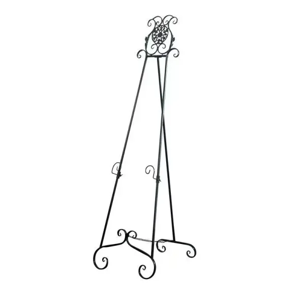 Garden Iron Wrought Black Easel