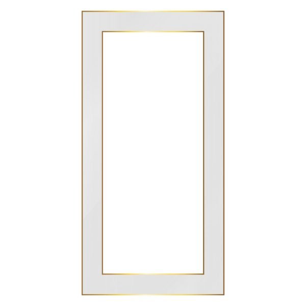 Gold Retangle Perspex Frame Rent Penang Decor Malaysia