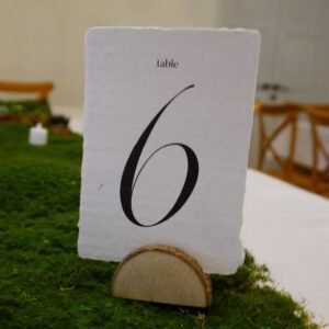 Wooden Table Number Display Set | Rent Decor Penang Kedah Perak Malaysia