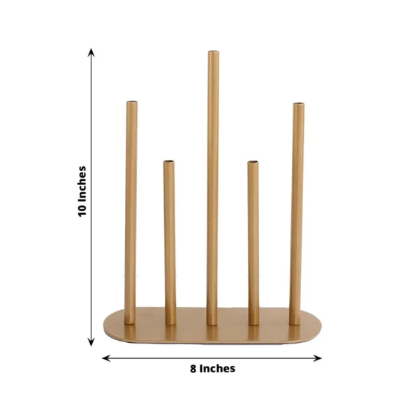 Rent Asymmetrical Minimal Bud Vase Gold Penang Malaysia