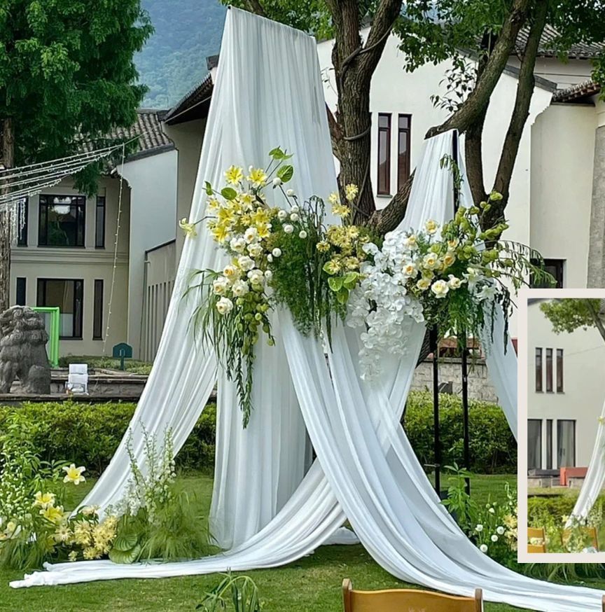 Rent Decorative Curtain Backdrop Stand Penang Malaysia