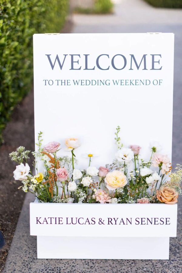 Rent Welcome Floral Box Planter A-frame Penang