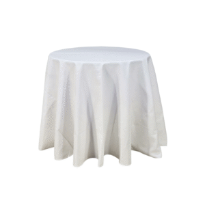 Rent White Table Cloth Round 80cm Penang Island Malaysia