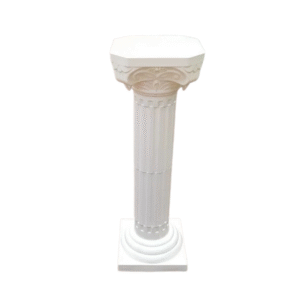 White Roman Column Pillar Walkway
