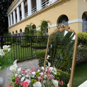 Royal Gold Wedding Welcome Mirror Sign Penang
